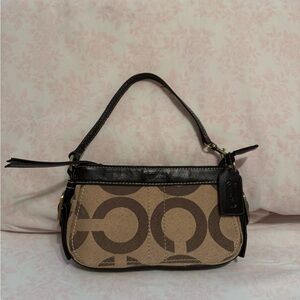 Coach Brown and Black Designer Women's Bag
